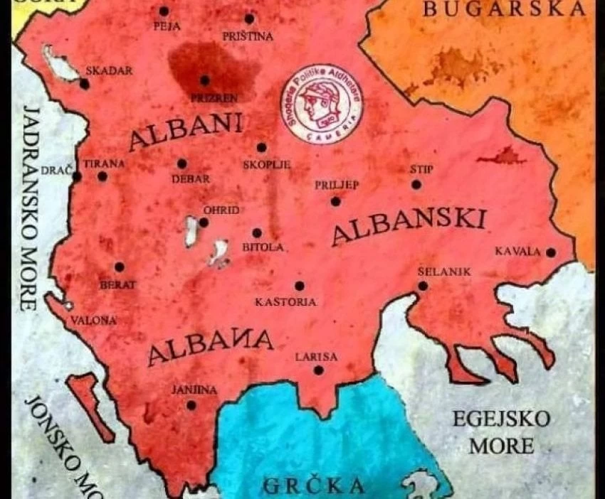 Βήμα-βήμα υλοποιείται το σχέδιο της Δύσης: Οι Αλβανοί με χάρτες-πρόκληση «κόβουν» στα δύο την Ελλάδα – Τι ετοιμάζουν μετά τις «Πρέσπες»;